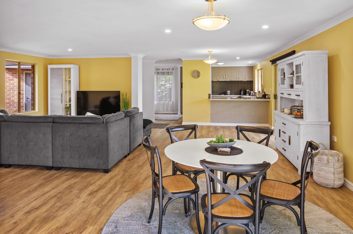 A home renovation project completed